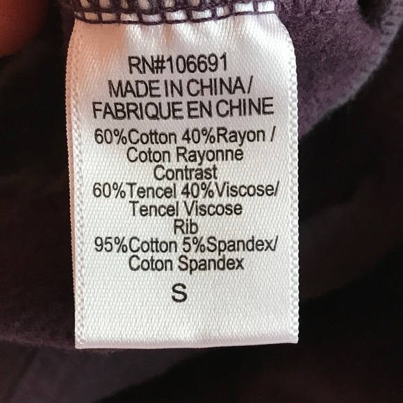 Young Fabulous & Broke Ombré Joggers Purple Pink Tie Dye Small - Picture 5 of 8